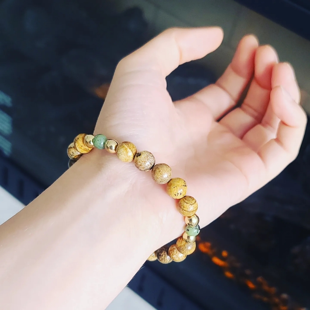 Picture Jasper bracelet - Picture 3 of 5